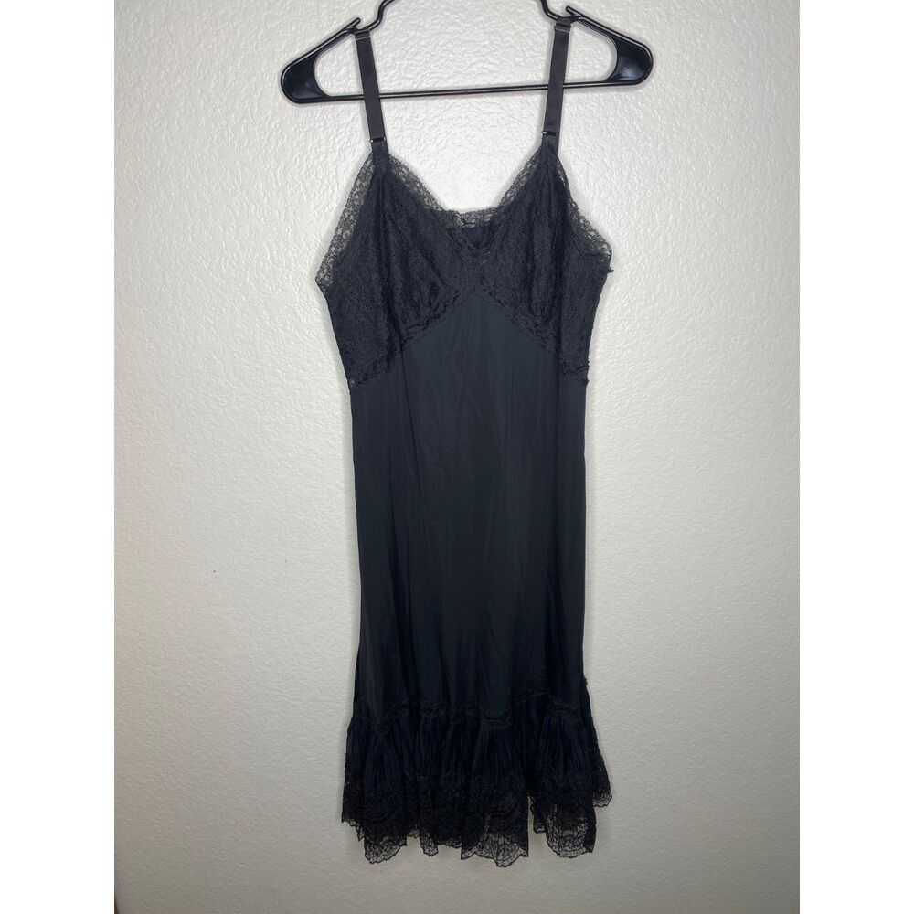 Vintage Charmode slip dress whimsigoth babydoll fairy witchy romantic 60s 38 M